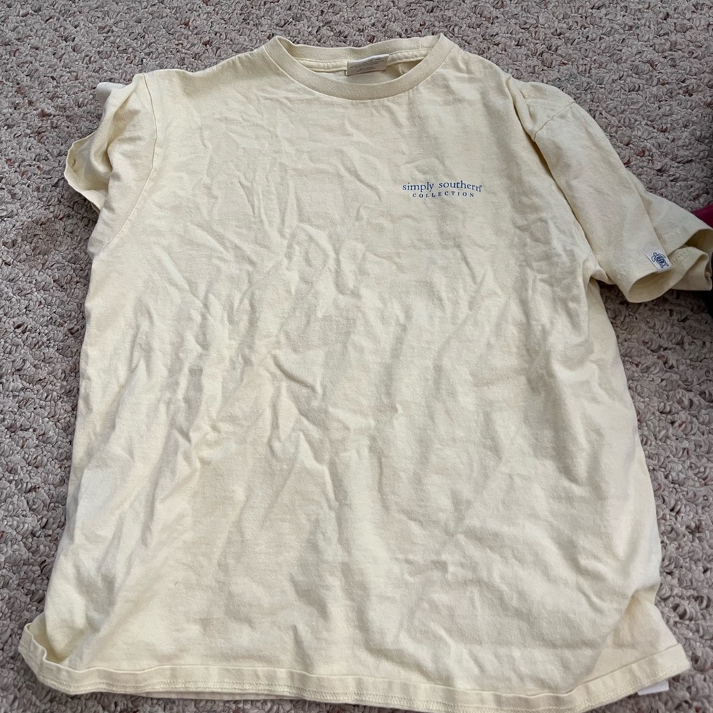 Yellow simply southern shirt